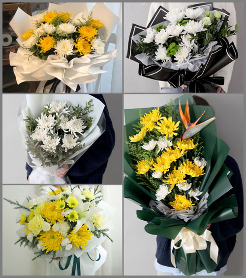 山西朔州右玉县丁家窑乡后鹰卧山村白事花束代送